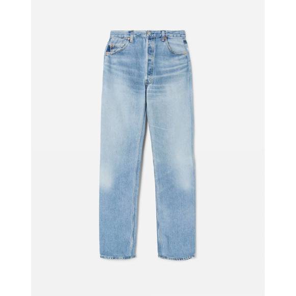 NEW RE/DONE 70s straight leg jean in blue - Picture 1 of 2